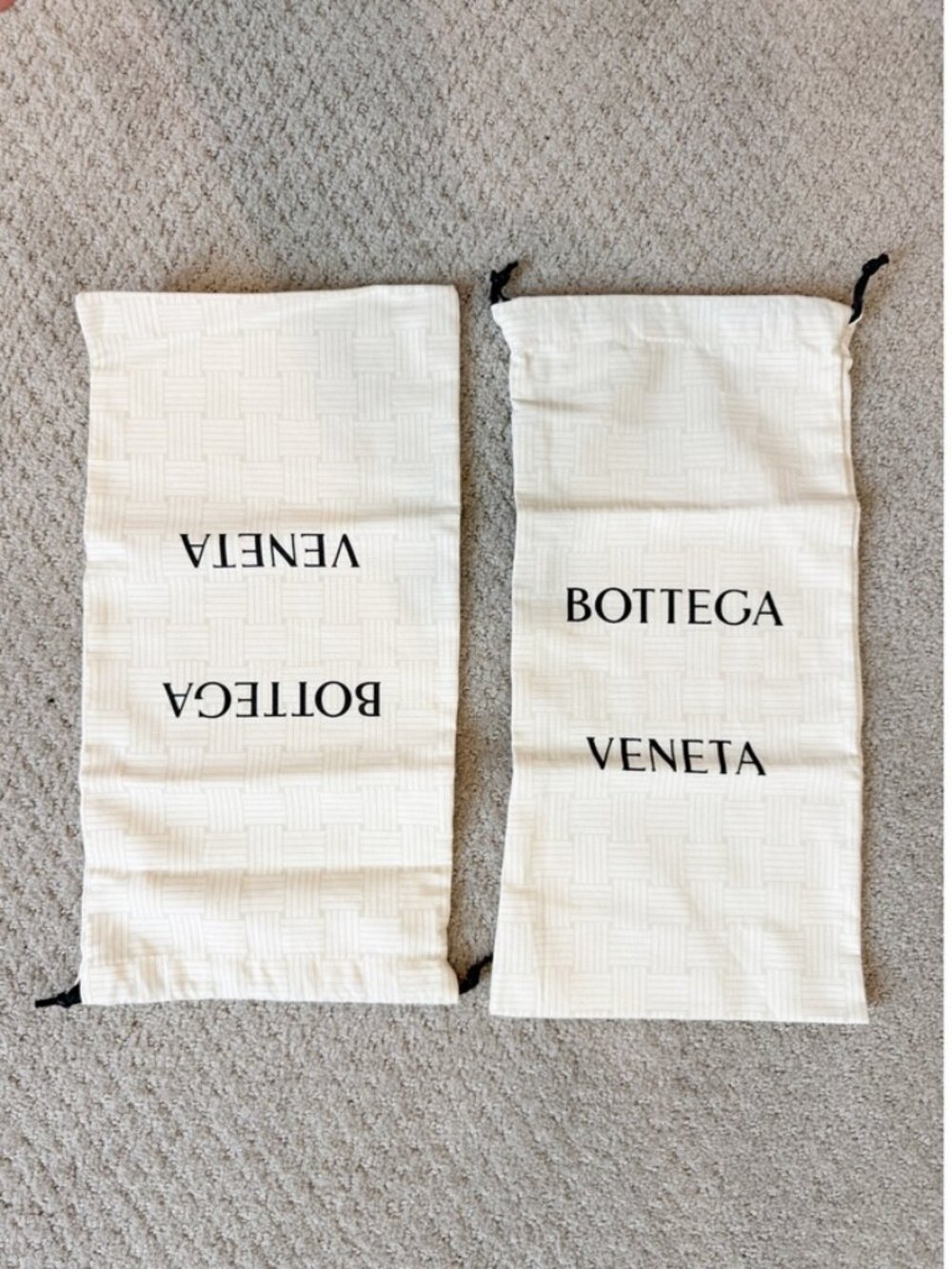 BOTTEGA VENETA 1 Pair Shoe Dust Bags 15.5x8.5